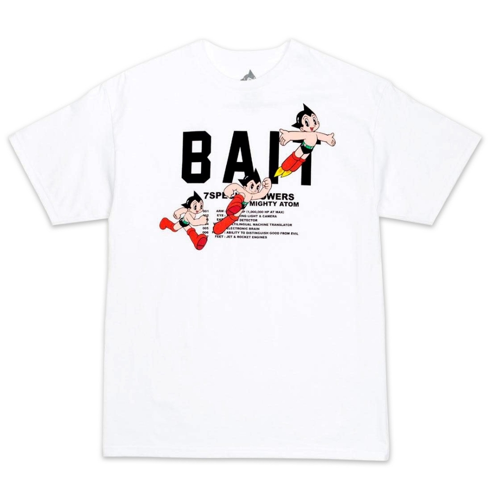 Astro boy x bait logo t shirt size L.
